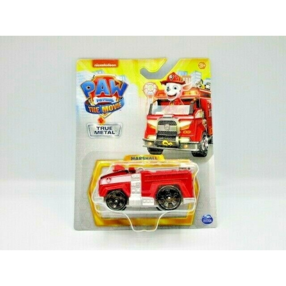 Paw Patrol The Movie Marshall True Metal Diecast Vehicle Nickelodeon Spin Master
